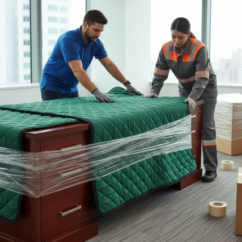 Office & Commercial Moving crew at work in the DMV