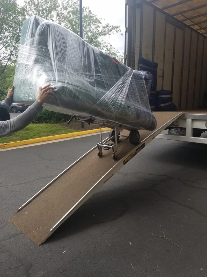 Local Moving crew at work in the DMV