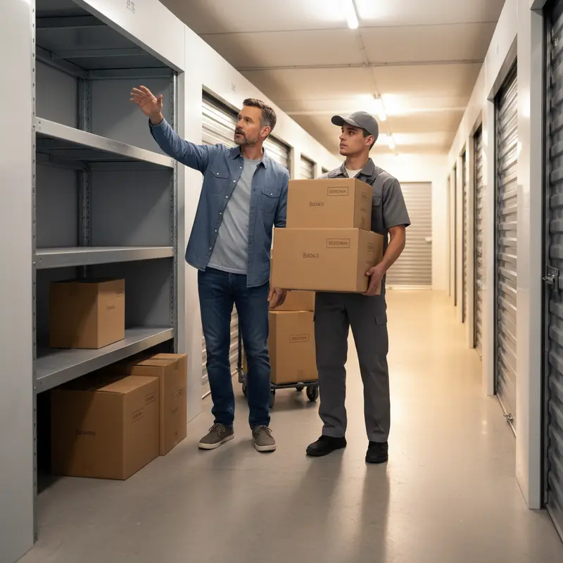 Storage crew at work in the DMV